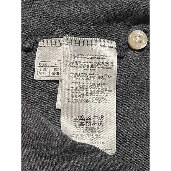 Brooks Brothers Mens Slim Fit Short Sleeve Polo Shirt Golden Fleece Logo Sz LG - Picture 8 of 8